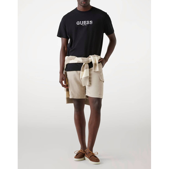 Product GUESS SS BSC GUESS EMBROIDERY LOGO T-SHIRT MEN base image