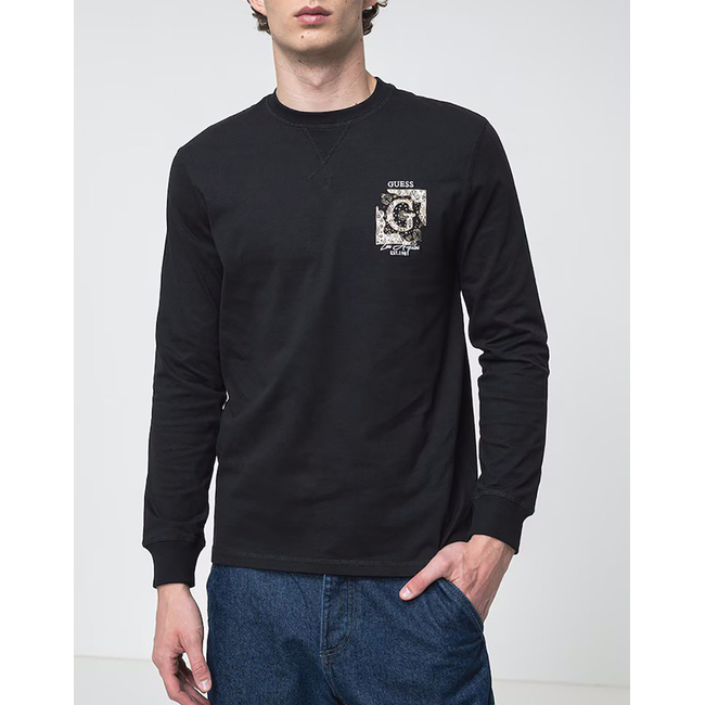 Product GUESS CN LS BIG G LOGO TEE ΜΠΛΟΥΖΑ ΑΝΔΡΙΚΟ base image