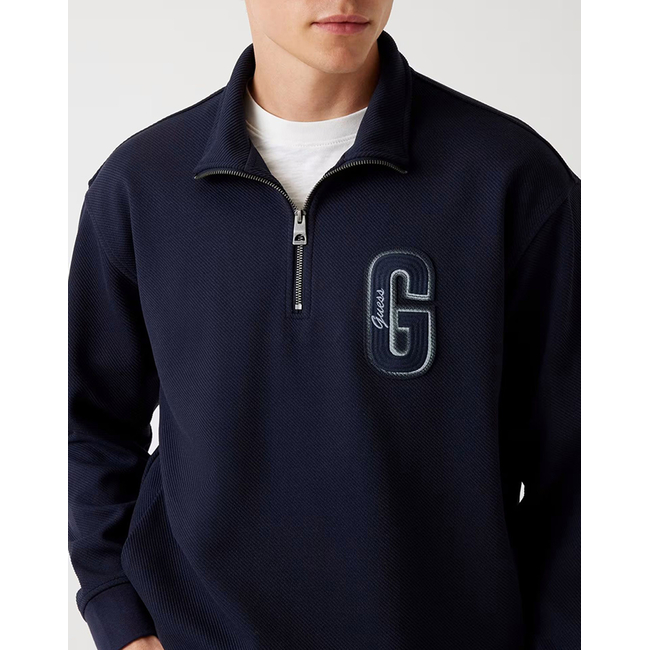 Product GUESS HARRIS TWILL ZIP MOCK NECK ΦΟΥΤΕΡ ΑΝΔΡΙΚΟ base image