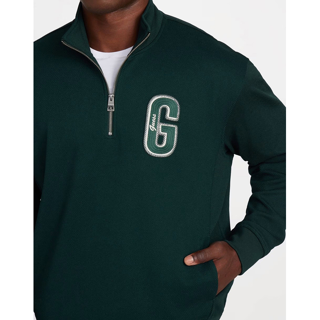Product GUESS HARRIS TWILL ZIP MOCK NECK ΦΟΥΤΕΡ ΑΝΔΡΙΚΟ base image