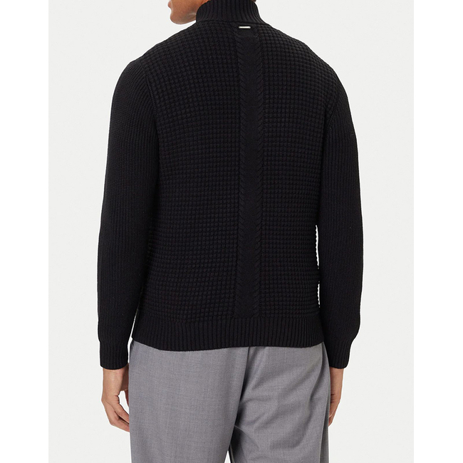 Product GUESS LS WAFFLE ZIP RYDER CARDIGAN ΠΛΕΚΤΟ ΑΝΔΡΙΚΟ base image