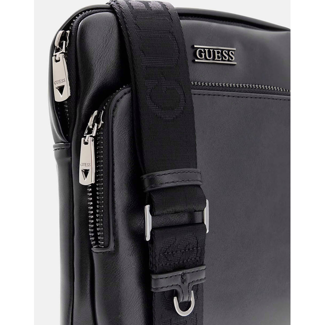 Product GUESS  BOSTON CROSSBODY FLAT ΤΣΑΝΤΑ ΑΝΔΡΙΚΟ (Διαστάσεις: 19 x 23 x 2εκ.) base image