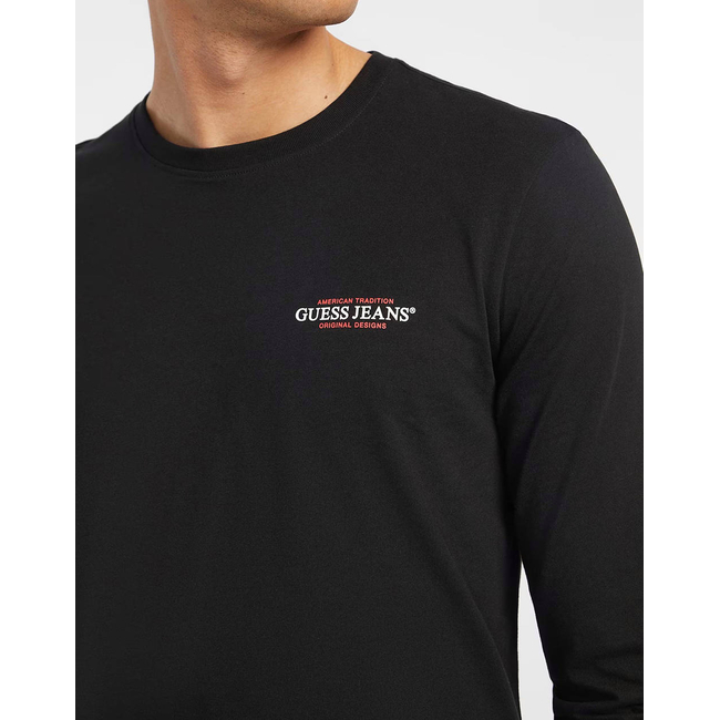 Product GUESS JEANS GJ LS CN SLIM AMERICAN TR TEE MEN'S T-SHIRT base image