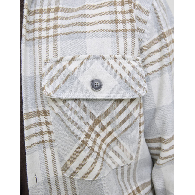 Product JACK&JONES JPRRAYLE MELANGE CHECK L/S OVERSHIRT SN base image