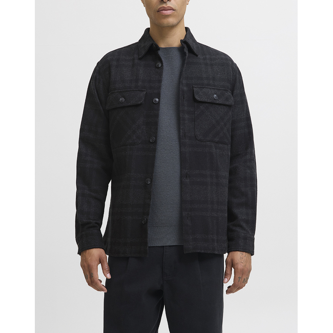 Product JACK&JONES JPRRAYLE MELANGE CHECK L/S OVERSHIRT SN base image