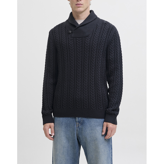 Product JACK&JONES JPRBLUSEAN KNIT CABLE SHAWL NECK base image