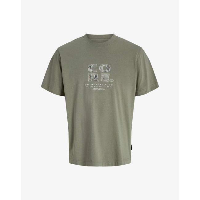 Product JACK&JONES JCOSTANCE FRONT TEXT TEE SS CREW NECK base image