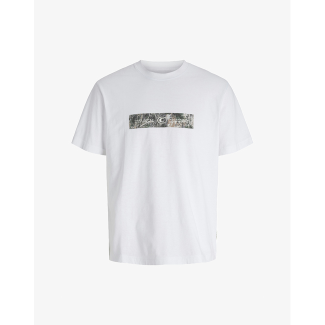 Product JACK&JONES JCOSTANCE FRONT TEXT TEE SS CREW NECK base image