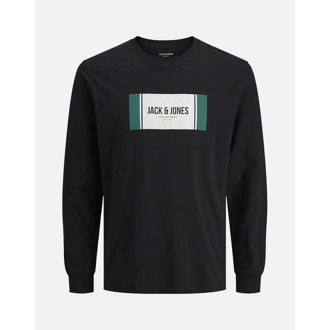 Product JACK&JONES JJHAYATO TEE LS CREW NECK BTS base image