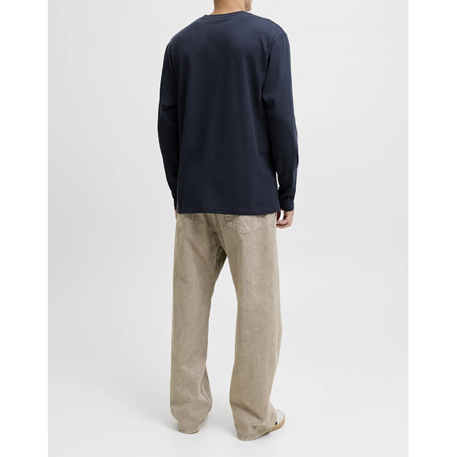 Product JACK&JONES JJMAKOTO TEE LS CREW NECK base image