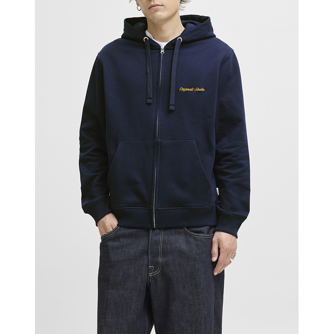 Product JACK&JONES JORNORREBRO EMB SWEAT ZIP HOOD NOOS base image