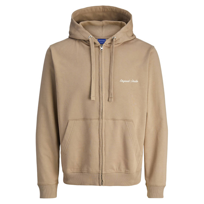 Product JACK&JONES JORNORREBRO EMB SWEAT ZIP HOOD NOOS base image