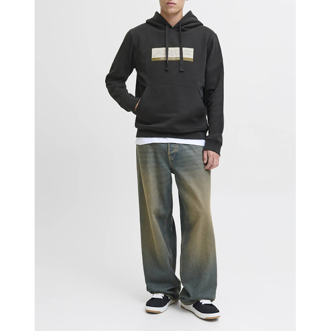 Product JACK&JONES JORINWOOD BLOCK BRANDING SWEAT HOOD base image