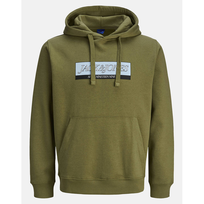 Product JACK&JONES JORINWOOD BLOCK BRANDING SWEAT HOOD base image