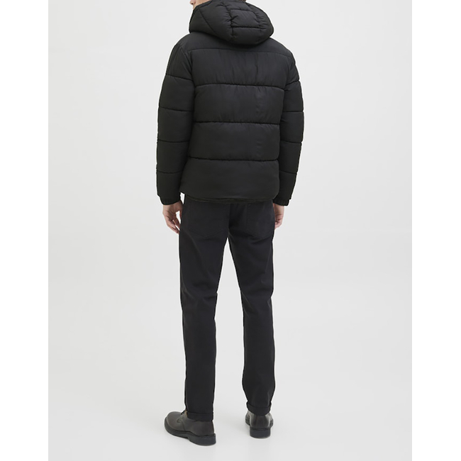 Product JJ REBEL JREBREBEL LOGO PUFFER HOOD base image