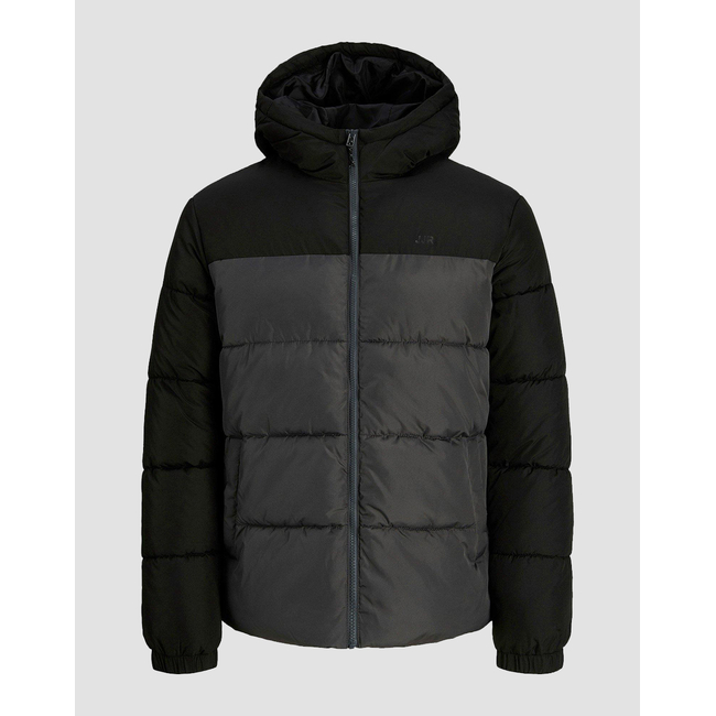 Product JJ REBEL JREBREBEL LOGO PUFFER HOOD base image