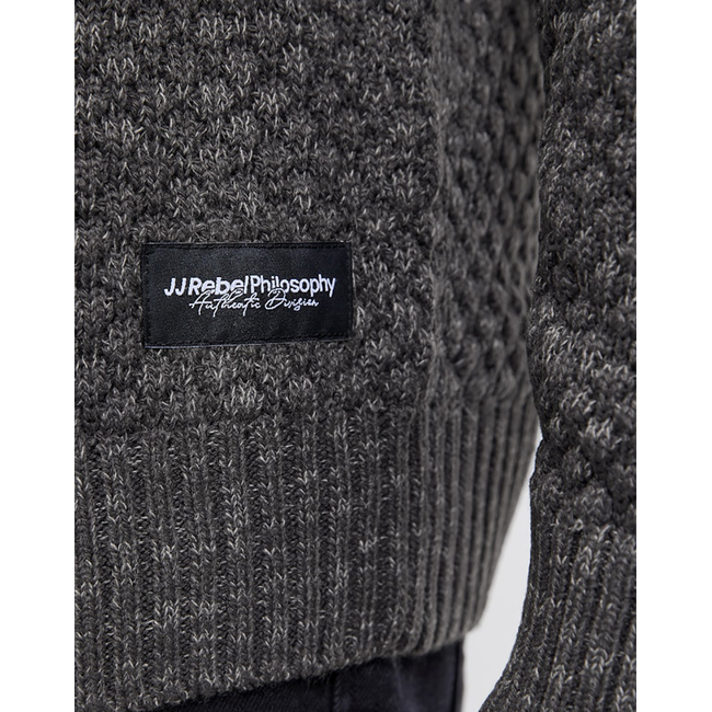 Product JJREBEL JREBBLAZE KNIT CREW NECK base image