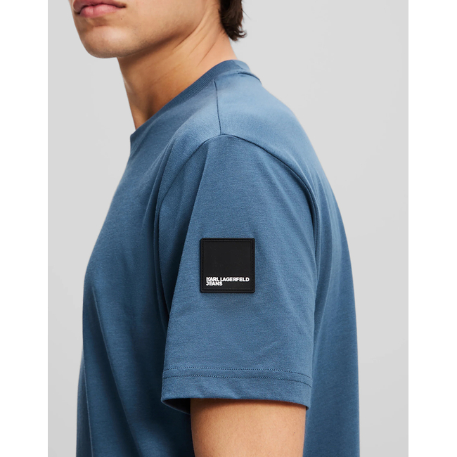 Product KARL LAGERFELD JEANS KLJ REG RUBBER PATCH TEE base image