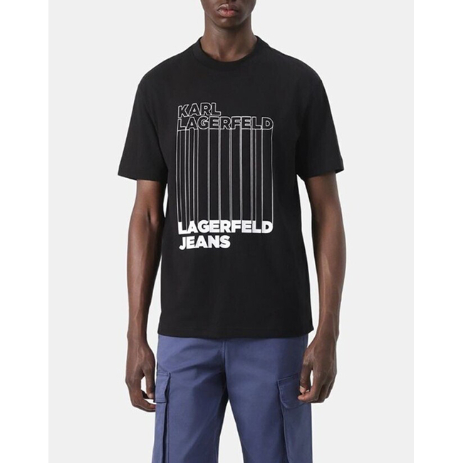 Product KARL LAGERFELD JEANS KLJ REG BARCODE TEE base image