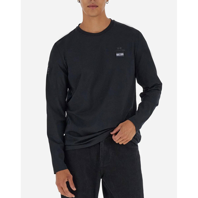 Product LA MARTINA ΜΠΛΟΥΖΑ T-SHIRT ΜΜ MAN L/S TSHIRT JERSEY SILKY FI base image