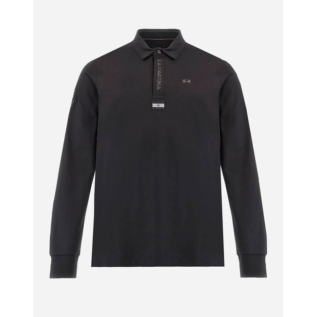 Product LAMARTINA POLO SHIRT MAN L/S POLO SILKY FINISH JERS base image