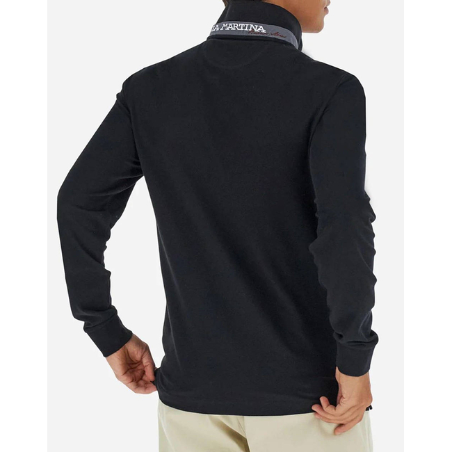 Product LAMARTINA POLO SHIRT MAN L/S POLO PIQUET STRETCH base image