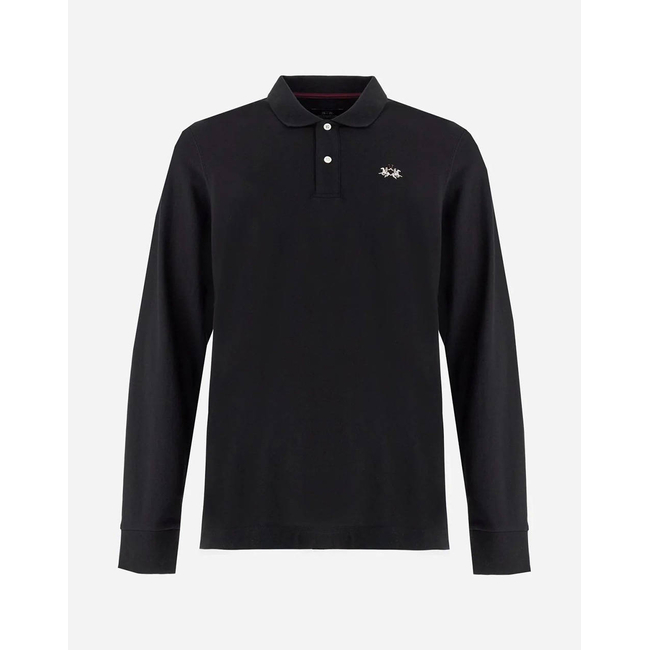 Product LAMARTINA POLO SHIRT MAN L/S POLO PIQUET STRETCH base image