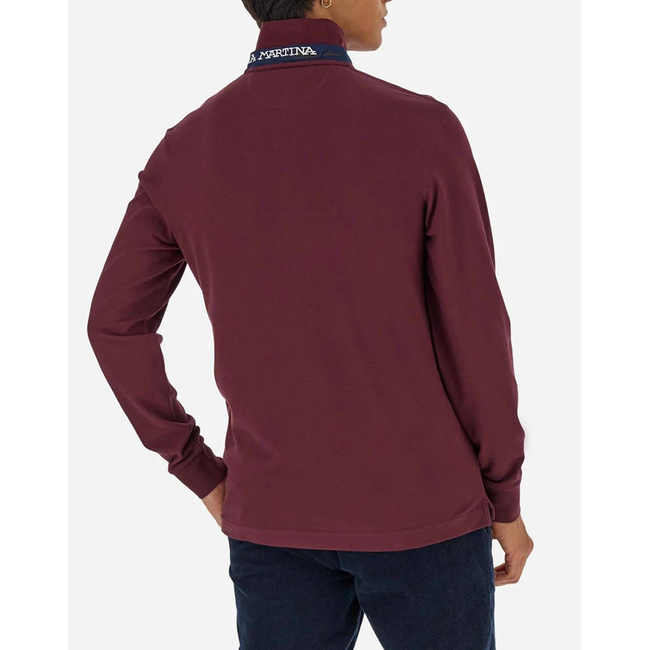 Product LAMARTINA POLO SHIRT MAN L/S POLO PIQUET STRETCH base image
