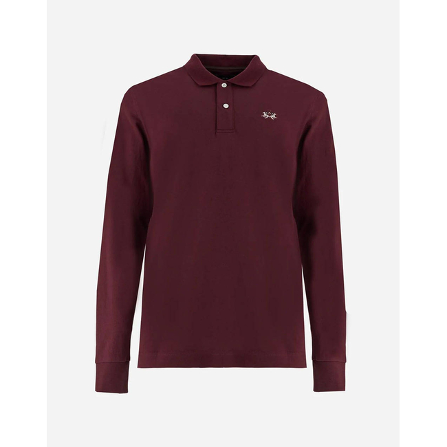 Product LAMARTINA POLO SHIRT MAN L/S POLO PIQUET STRETCH base image