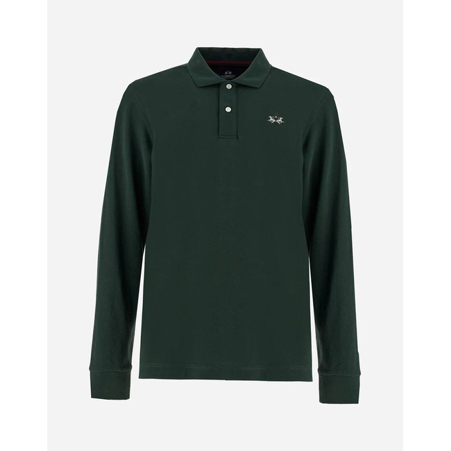 Product LAMARTINA POLO SHIRT MAN L/S POLO PIQUET STRETCH base image