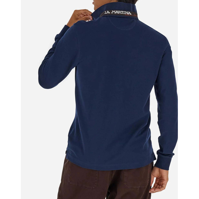 Product LAMARTINA POLO SHIRT MAN L/S POLO PIQUET STRETCH base image