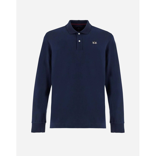 Product LAMARTINA POLO SHIRT MAN L/S POLO PIQUET STRETCH base image