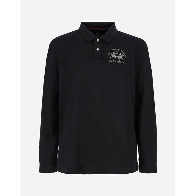 Product LAMARTINA POLO SHIRT MAN L/S POLO PIQUET STRETCH base image