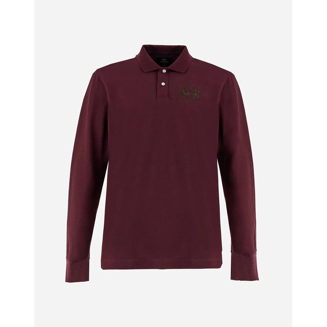 Product LAMARTINA POLO SHIRT MAN L/S POLO PIQUET STRETCH base image