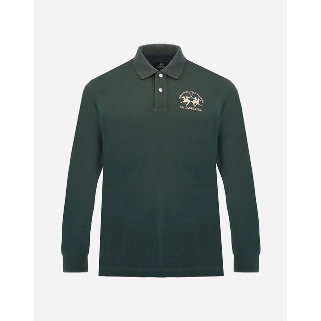 Product LAMARTINA POLO SHIRT MAN L/S POLO PIQUET STRETCH base image