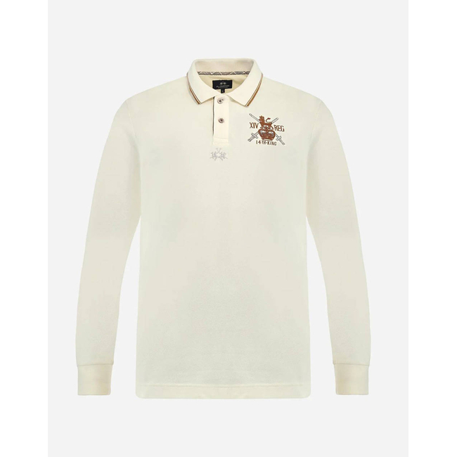 Product LAMARTINA MAN POLO L/S PIQUET STRETCH base image
