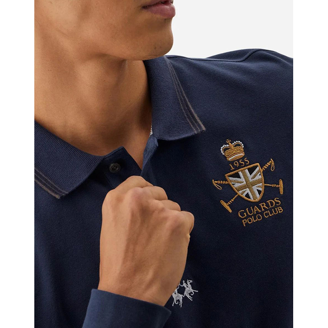 Product LAMARTINA MAN POLO L/S PIQUET STRETCH base image