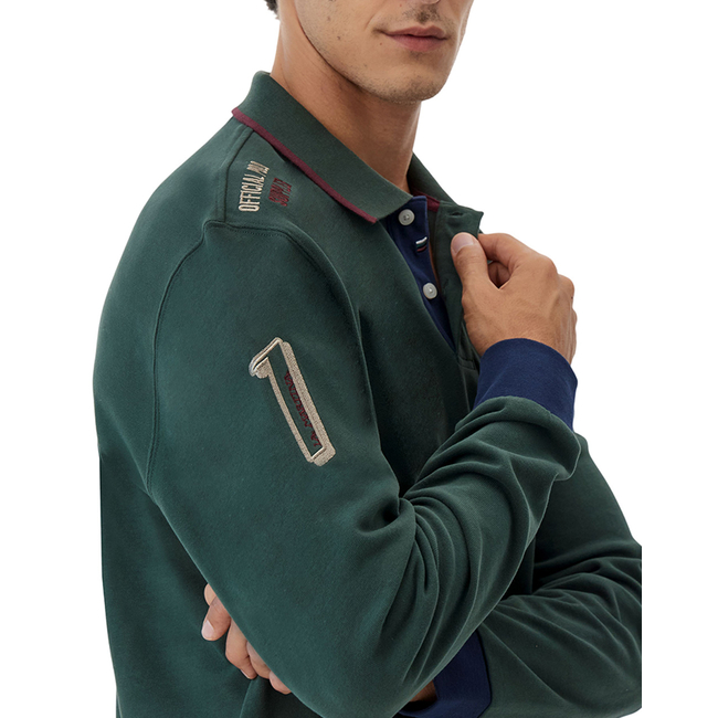 Product LA MARTINA ΜΠΛΟΥΖΑ ΠΟΛΟ ΜΜ MAN L/S POLO HEAVY JERSEY base image