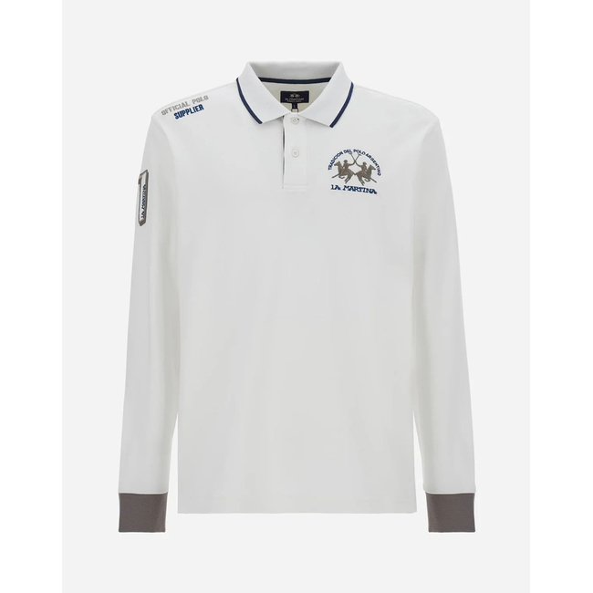 Product LAMARTINA POLO SHIRT MAN L/S POLO HEAVY JERSEY base image