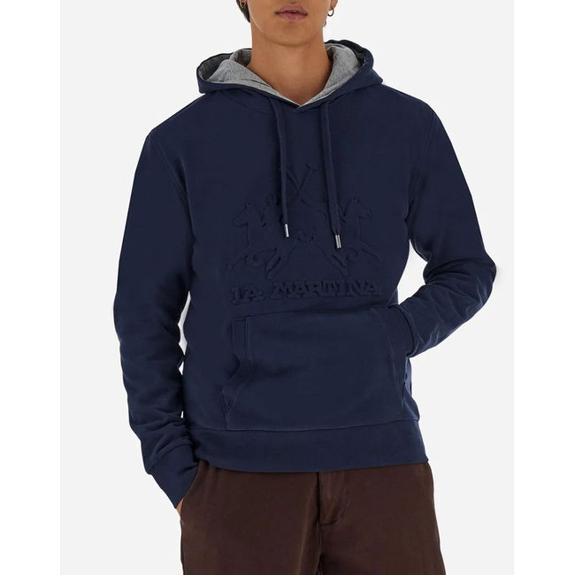 Product LA MARTINA ΜΠΛΟΥΖΑ ΦΟΥΤΕΡ ΜΜ MAN HOODIE SWEATSHIRT HEAVY FR base image