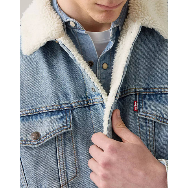 Product LEVIS RELAXED FIT SHERPA TRKR base image