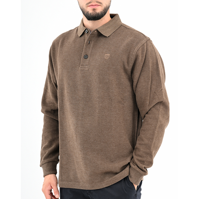 Product LEXTON POLO BUTTON SWEATSHIRT base image