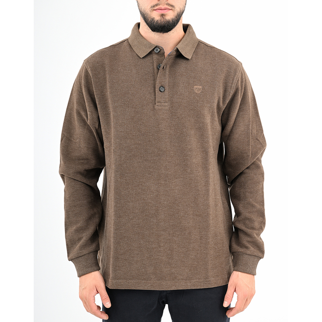 Product LEXTON POLO BUTTON SWEATSHIRT base image