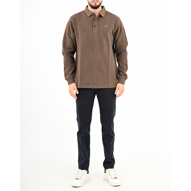 Product LEXTON POLO BUTTON SWEATSHIRT base image