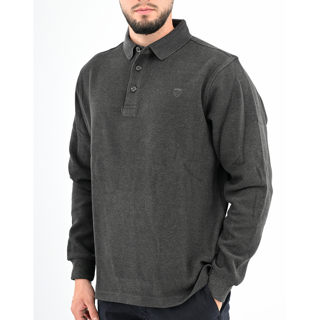 Product LEXTON POLO BUTTON SWEATSHIRT base image