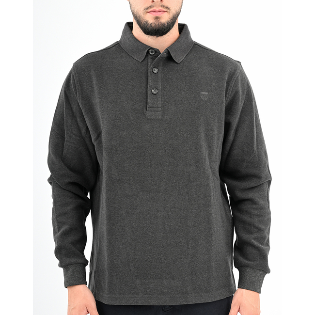Product LEXTON POLO BUTTON SWEATSHIRT base image