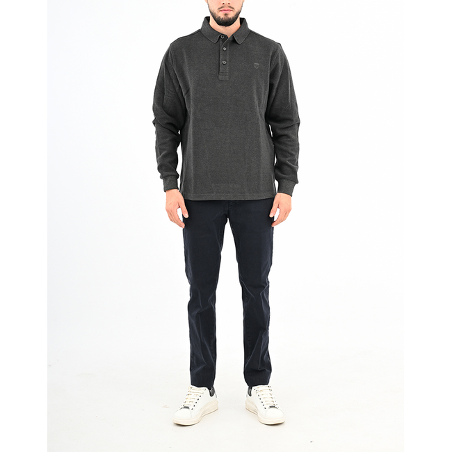 Product LEXTON POLO BUTTON SWEATSHIRT base image