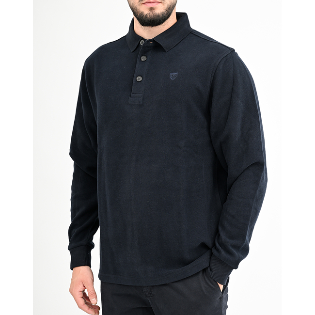 Product LEXTON POLO BUTTON SWEATSHIRT base image