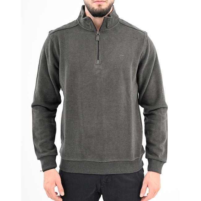 Product LEXTON POLO ZIP SWEATSHIRT 70% COTTON-30% POLYESTER. base image