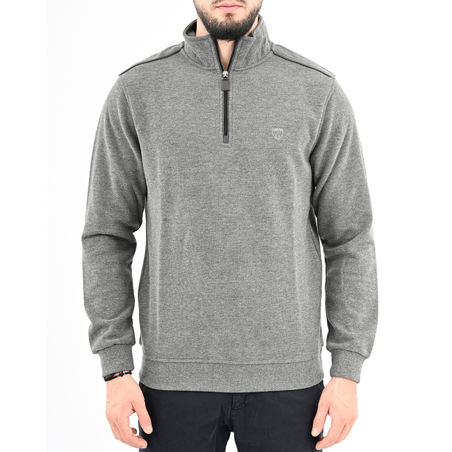 Product LEXTON POLO ZIP SWEATSHIRT 70% COTTON-30% POLYESTER. base image